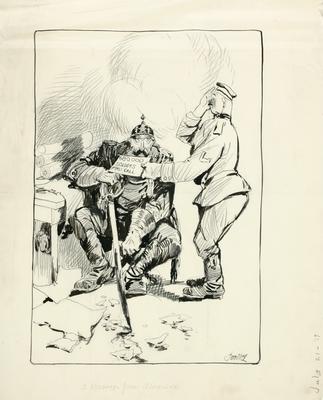 James Donahey; A Message From America; 1917; 1917/2/40
