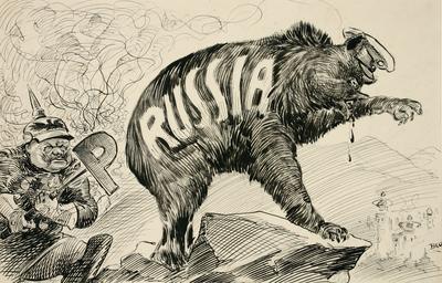 William Blomfield; Untitled (Branding the Bear - "Prussia"); 1918/2/98