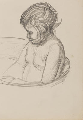 Vivian Smith; Untitled (Child in a bath); 1921-1923?; 1988/27/281