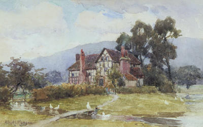 Albert Hanson; The Moat House, .......[illeg]enham; Circa 1900; 1926/2/12