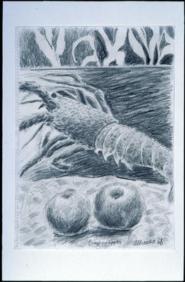 Gretchen Albrecht; Crayfish and Apples; 1968; 1983/11/7