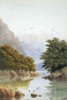 New Zealand Lake Scene