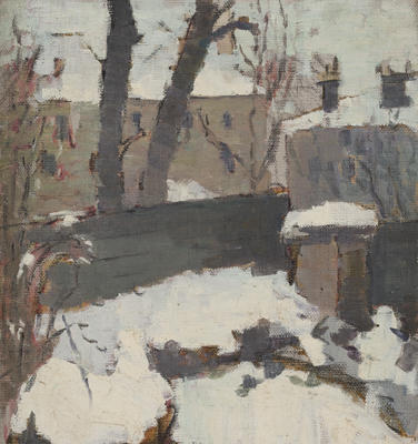 Untitled (building and snow)