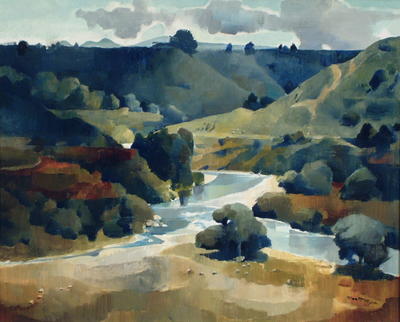 Peter McIntyre; Whanganui River near Kākahi; 2001/32/1