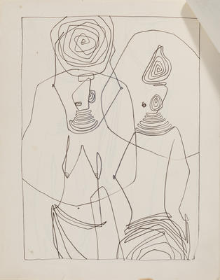 Joan Grehan; Untitled, (line drawing); 2014/1/299