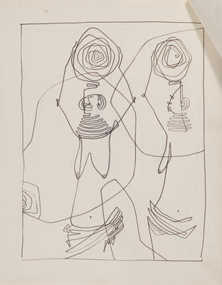 Joan Grehan; Untitled, (line drawing); 2014/1/301