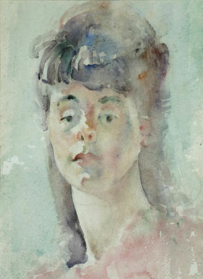 Frances Ellis; Untitled (Portrait of a Woman); Post 1930; 1980/11/12