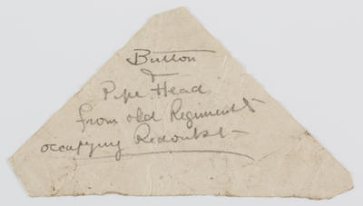 John Brodie; Handwritten Note; Jan 1918; A2021/8/7