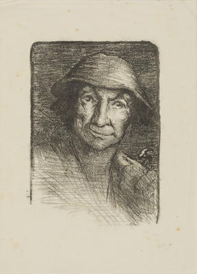 Vivian Smith; Untitled (Man wearing a hat); 1933?; 1988/27/351