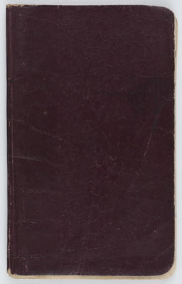 Edith Collier; Notebook with entries by Edith Collier; Circa 1905-1910; A2015/1/633