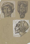 Untitled (Three head studies)