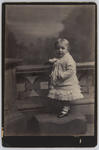 Studio portrait of a young child (Edith Collier?)