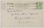 Postcard from Harry Collier to Edith collier 25/04/1917.