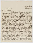 Letter from Harry Collier to Edith Collier 13/01/1916.