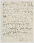 Page from a handwritten letter